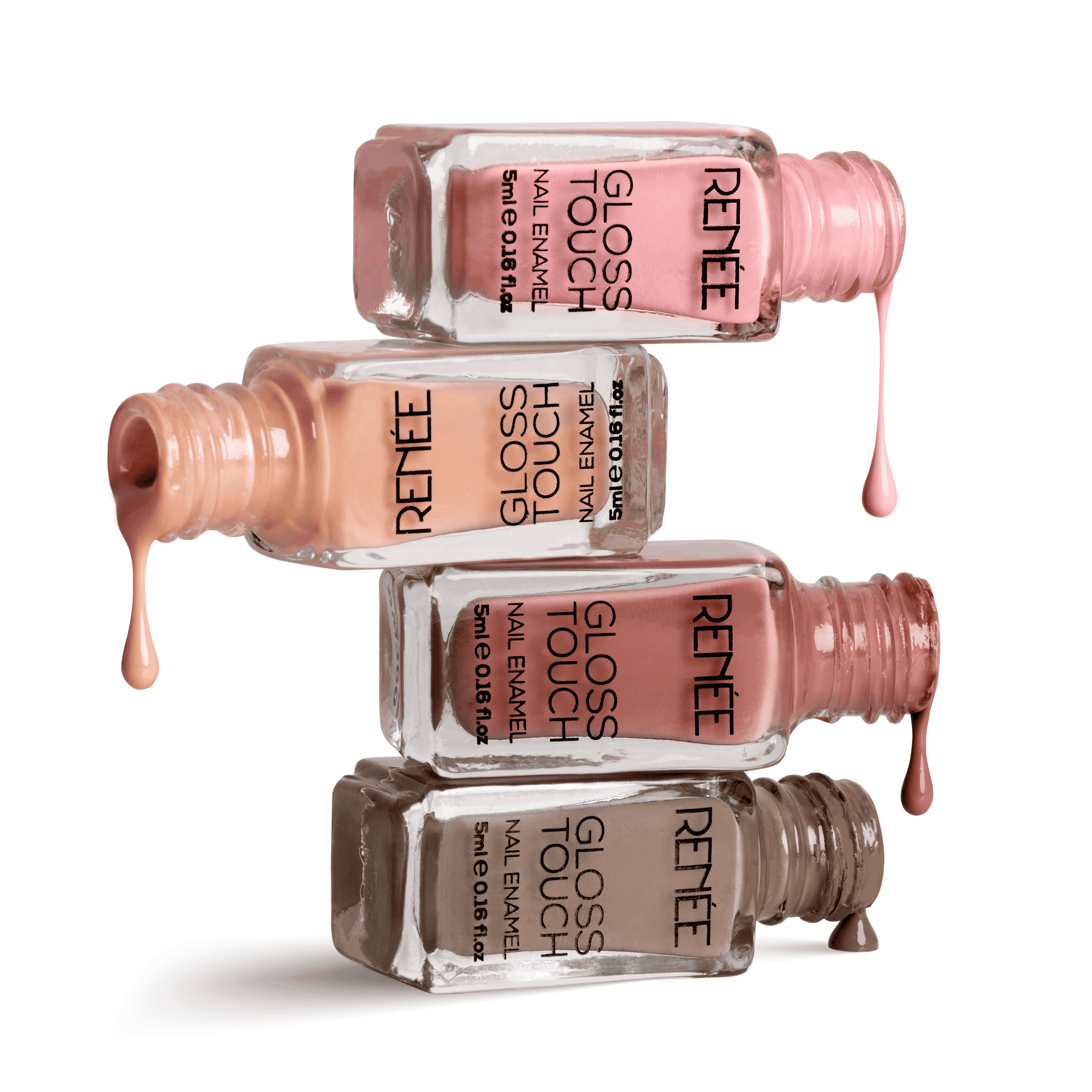 Renee Cosmetics Gloss Touch Everyday Nudes Nail Enamels